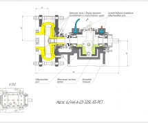 Схема насоса 6/4W-II-(2)-325L-55-РЕТ