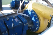 Насос 12/10 Гр-II-(6)-650R/L- 180-PET в работе земснаряда